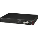 法人向け Giga対応 Layer2 アンマネージPoEスイッチ 8ポート BSGUL2008PT バッファロー 電設配線部品 LANケーブル