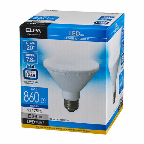LEDŵӡ LDR8D-M-G060 : ELPA E26 26 7.8W   ŵ ӡ LED LEDŵ īŴ E...