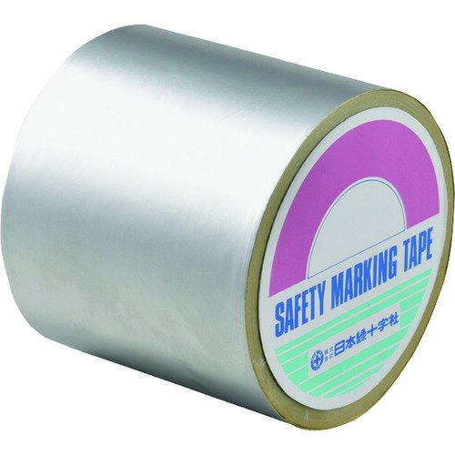 アルミ粘着テープ AH-137 100mm幅×20m 非光沢タイプ(ツヤ無) 190137 緑十字 テープ用品 配管テープ