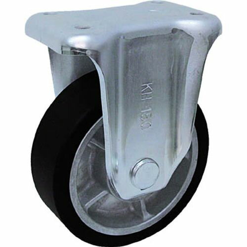 重荷重用MCナイロン車付固定車 YRRKH100_8026 車輪径D:100mm ヨドノ