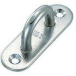 アイプレート ステンレス パッドアイ A:15mm×B1:45mm 高さ19.5mm PD5 水本 建築金物 荷役金具