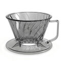 目盛り付きコーヒードリッパー MA-431 クリアグレー 01サイズ ベストコ おうち時間 リラックス 器具 コーヒー 用品 豆(3)