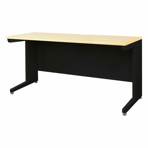 【法人限定】【沖縄・離島配達不可】ナッツデスク LHD-146B-AW-NA ブラック×ナチュラル 幅1400×奥行600×高さ700mm Netforce ワークデスク パソコンデスク 作業机 学習机 机 シンプル 平デスク PCデスク 書斎机 デスク