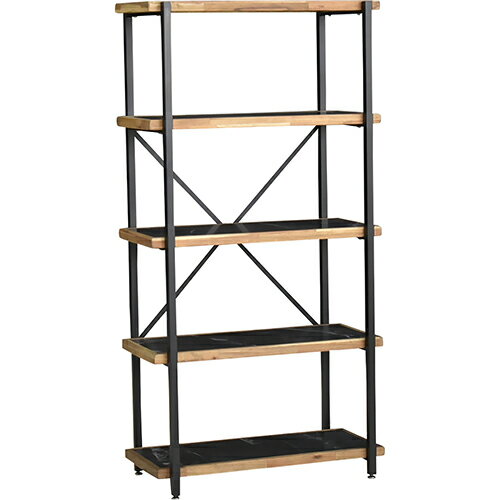 シェルフ FJ-W78-5段 DGY ダークグレー タマリビング DCMカーマ ダイキ ホーマック シェルフ リビング 5段