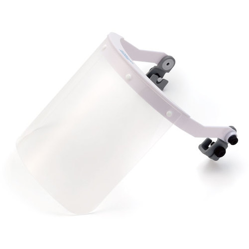 ヘルメットを選ばず、着脱が簡単に出来る防災面です。ミゾ巾8.5mmまで対応可能です。金属部品を使わないオールプラスチックタイプのため、金属製品を気にされる現場では安全にご使用いただけます。アクリルレンズなので透明度が高く、作業時に視界を邪魔しません。また、屋外使用による変色や変形が起こりくく、硬度が高いので比較的傷が付きにくいです。レンズの交換が可能です。オールプラスチック 装着:ヘルメット取付。レンズ色:クリア。レンズ厚(mm):2。面体寸法(mm)奥行×縦×横:2×205×255。 使用用途を守ってご使用ください。日時指定はお受けできません。厚みはアクリル元板(加工前)のサイズです。改造や修理をして製品を使用しないで下さい。そのような場合のトラブルは責任を負い兼ねます。作業中に、面体を持ち上げるときは、十分に周辺の安全を確認してください。