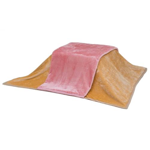 吸湿発熱 こたつ中掛毛布 ダーフィ 16132 ベージュ 正方形 山甚物産 吸湿発熱 コタツ毛布 こたつ毛布 中掛け毛布