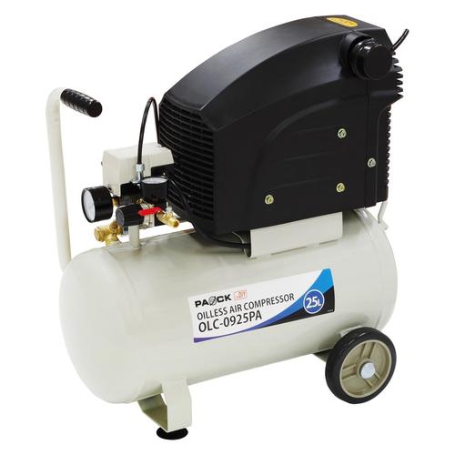 オイルレスエアコンプレッサ 25L パオック 園芸 芝生 趣味 ホビー