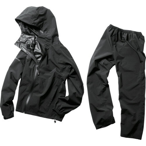 フレックスフィットレインスーツ ブラック M AS51301I マック 作業服 雨具