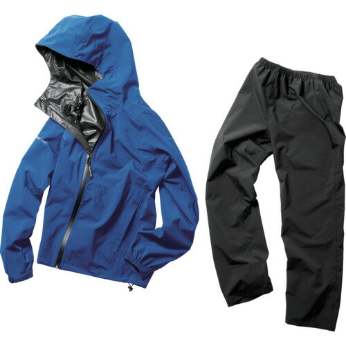フレックスフィットレインスーツ ブルー M AS513012 マック 作業服 雨具