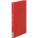 シンプリ-ズクリア-F(透明)40P 赤 186TSPWRED キングジム 文房具 ファイル