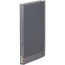 シンプリ-ズクリア-F(透明)40Pグレ 186TSPWGRAY キングジム 文房具 ファイル