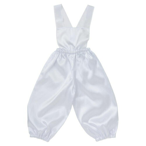 ソフトサテン サロペットパンツ C 白 18579 アーテック