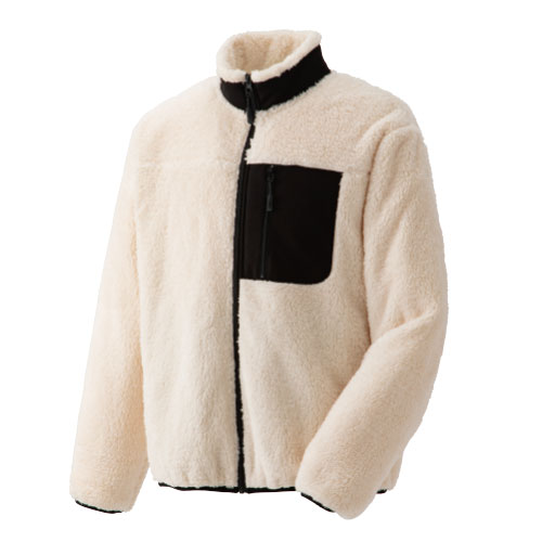 ボアブルゾン アイボリー L DCM DCM ブルゾン