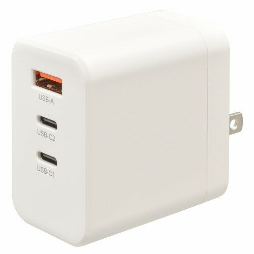 AC充電器 MAV-AP66W-W AudioComm スマホ 携帯 充電 AC