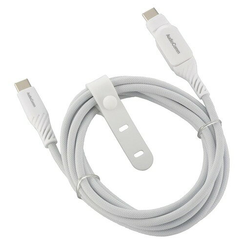 さらさらUSBケーブル 2m SMT-L20SS100N AudioComm スマホ 携帯 USB ケーブル さらさら