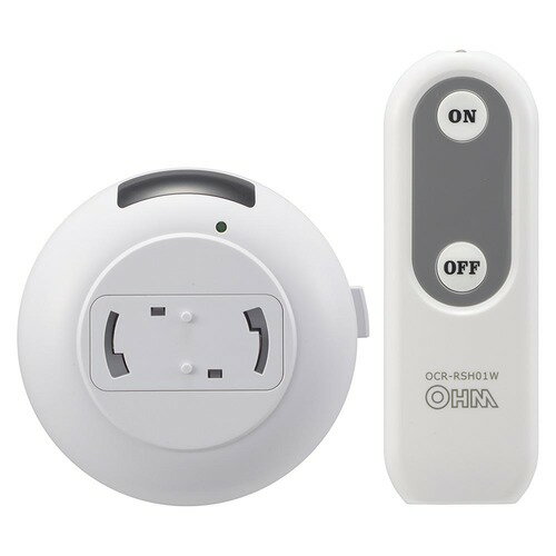 リモコンスイッチ ペンダント型照明専用 OCR-RSH01W タイマー機能なし OHM オーム リモコン 照明 簡単
