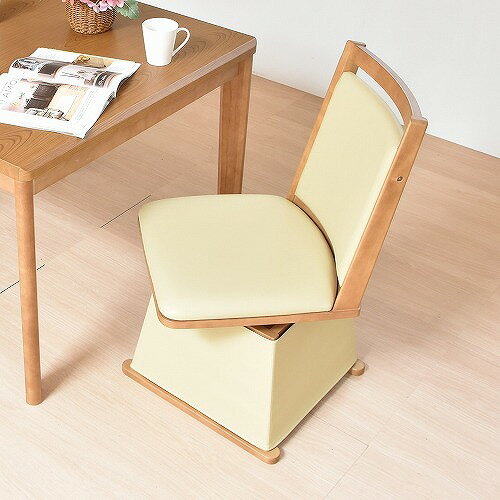 脚カバー付き回転チェア UKKN0254MONAT ナチュラル B.Bファニシング チェア 椅子 コタツ コタツチェア こたつ コタツ専用 暖房器具 冬