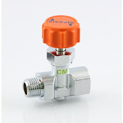 チッコロ(RoHS指令相当品) PT3/8 (外)×PT3/8 (内) CM1033R ASOH 流体継手・チューブ ニードルバルブ