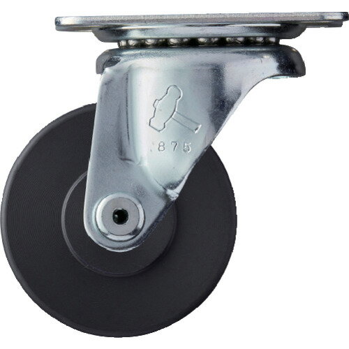 旋回式MCナイロン車輪 65mm 420GMC65 ハンマー キャスター プレート式ナイロン車