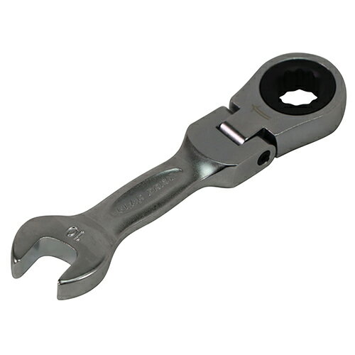 首振りラチェットレンチ ショート DCFR-10S 10mm DCM DCM 作業工具 スパナ ラチェットレンチ