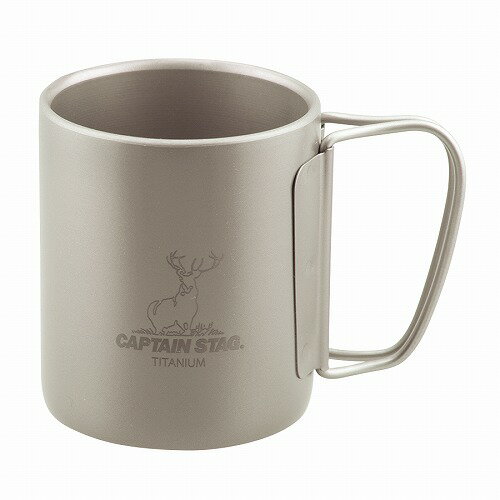 チタン製 ダブルマグカップ220 UH-4504 ダブルマグカップ220 CAPTAIN STAG パール金属 CAPTAIN STAG キャプテンスタッグ アウトドア