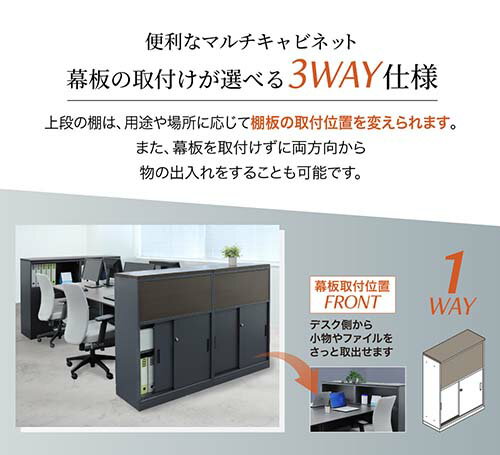 【法人限定】【沖縄・離島配達不可】ワークプロ キャビネット 幅800mm WPC-08TM-AW-WHNA ホワイト×ナチュラル 天板・幕板付 Netforce 天板幕板付き スチールキャビネット スチール書庫 カウンター収納 本棚 会社 木 おしゃれ [3]