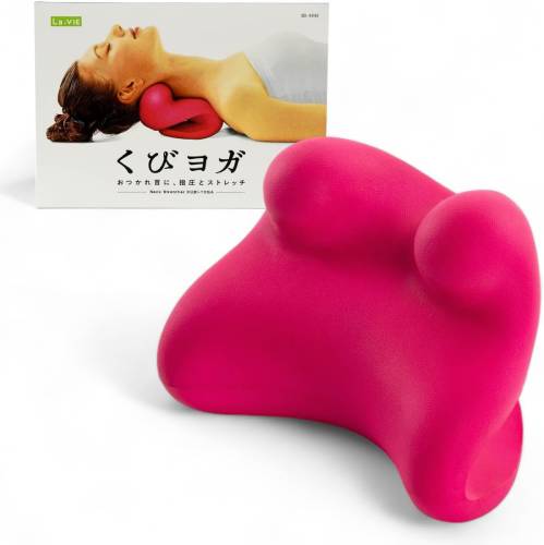 くびヨガ 3B-4840 La-VIE(ラヴィ) 首 肩 腰 コリ ストレッチ 指圧 気持ちいい 寝る リフレッシュ