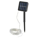 ソーラー充電ストリングLEDライト SL-YG05SL2A OHM ソーラー充電 LED ライト センサー