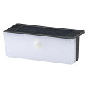 LEDセンサーウォールライト ソーラー 100ルーメン LS-B100JOW-SD OHM LED ウォールライト ソーラー