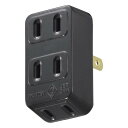 3口L型タップ 黒 HS-HL3/K OHM 補修 タップ