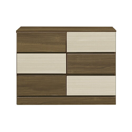 タンス チェスト 日本製 大川家具 完成品 ジェラード 232015 ブラウン/ナチュラル 幅100cm/3段 関家具 箪笥 押入れ クローゼット 整理 収納 洋服 衣装 木製 国産 国内 大川 大容量 たっぷり おしゃれ