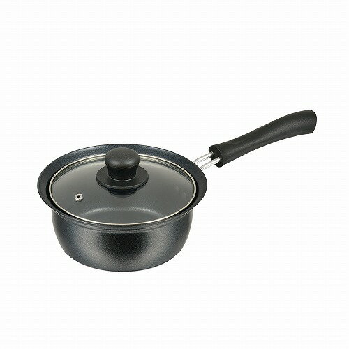 バブシャッター ふっ素加工IH対応ガラス蓋付片手鍋16cm HB-2871 片手鍋16cm パール金属 パール金属