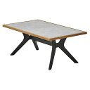 センターテーブル メラミン天板 ラミン 462358 ライトグレー/オーク 幅100cm 関家具 リビングテーブル ローテーブル 座卓 セラミック ストーン モ...