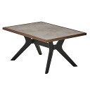 センターテーブル メラミン天板 ラミン 462365 ブラウン/ウォールナット 幅90cm 関家具 リビングテーブル ローテーブル 座卓 セラミック ストーン ...