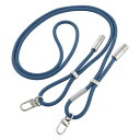 チャージングストラップ USB-C/USB-C ネイビー SMT-LSCC15N-A AudioComm ストラップ ケーブル