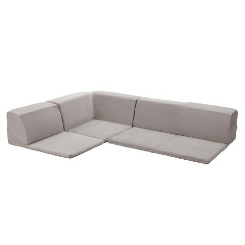 ローソファ 「HIKARI」 3点セット ベロアスタイル A847a-722GRY ライトグレー セルタン ローソファー ..