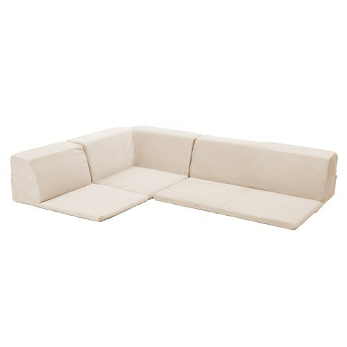 ローソファ 「HIKARI」 3点セット ベロアスタイル A847a-718IV パールホワイト セルタン ローソファー ..