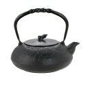 鉄瓶 瓢(ひさご) 鉄蓋 1.2L 黒 アイアンクラフト 南部鉄器 南部鉄瓶 茶道 やかん 急須 鉄器 鉄瓶