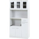 ハイキッチンボード 180*90 オークWH 52302 180x90 不二貿易 収納 ラックキャビネット 180cm 90cm 棚 キッチン