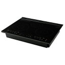 200V3口ビルトインIHクッキングヒーター ブラック IHC-B3201GL-B アイリスオーヤマ キッチン シンプル お手入れ簡単 調理家電 コンパクト 高火力