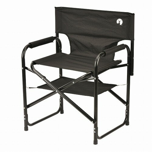 棚モック付きアルミディレクターチェア(ブラック) UC-1880 CAPTAIN STAG パール金属 CAPTAIN STAG キャプテンスタッグ アウトドア