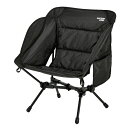 トレッカー クッションライトチェア(ブラック) UC-1905 CAPTAIN STAG パール金属 CAPTAIN STAG キャプテンスタッグ アウトドア