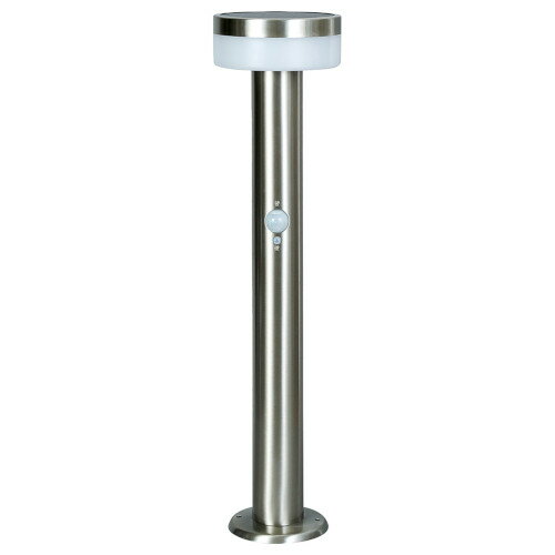 工事不要!ガーデンソーラーセンサーライト 2W丸型 SH-17-ML20--SL シルバー 2w丸型 ホームテイスト ガーデンライト センサー 発電 簡単 ライト 庭 太陽光 ガーデン 工事不要 防犯 防犯対策