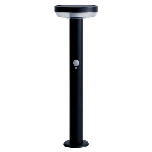 工事不要!ガーデンソーラーセンサーライト 5W丸型 SH-17-ML21--BK ブラック 5w丸型 ホームテイスト ガーデンライト センサー 発電 簡単 ライト 庭 太陽光 ガーデン 工事不要 防犯 防犯対策