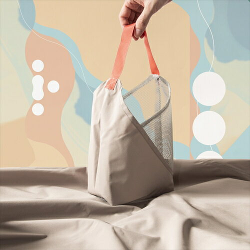 防滴ビッグポケットレインパーカー ベージュ LL Makku