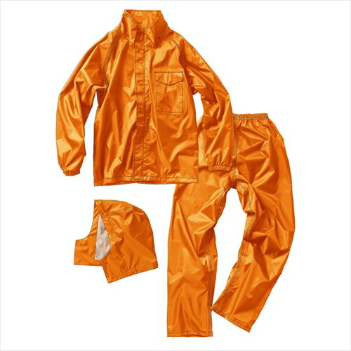 チェンジC0レインスーツ オレンジLL Makku