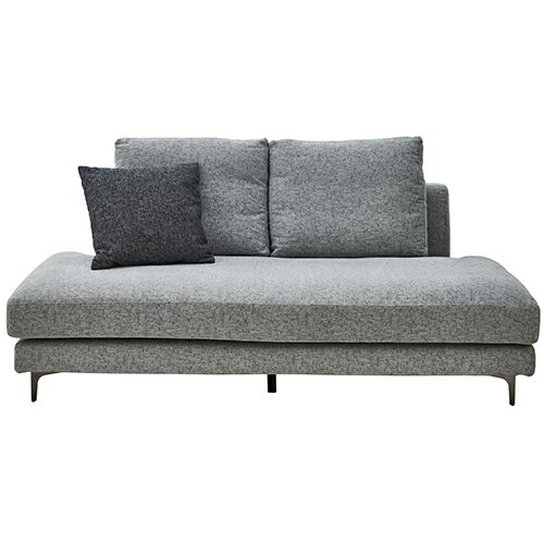 3人掛け アームレスソファ レイモンズ 455351 ライトグレー/鉄脚 3人掛けソファ(肘なし)  ...