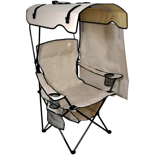 NICHIDO シェード付チェア 焼けなイス サンド 日動工業 まぶしい 帆陰 キャンプ イス 日陰