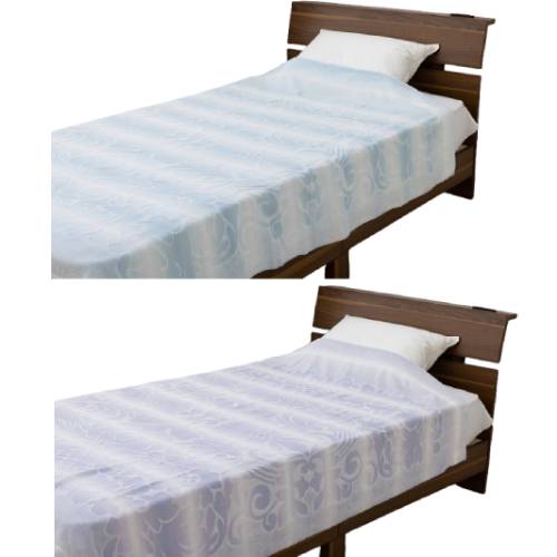 今治タオルケット シファ 23100 ブルー 山甚物産 夏用 綿 ジャガード 今治 今治タオル タオルケット