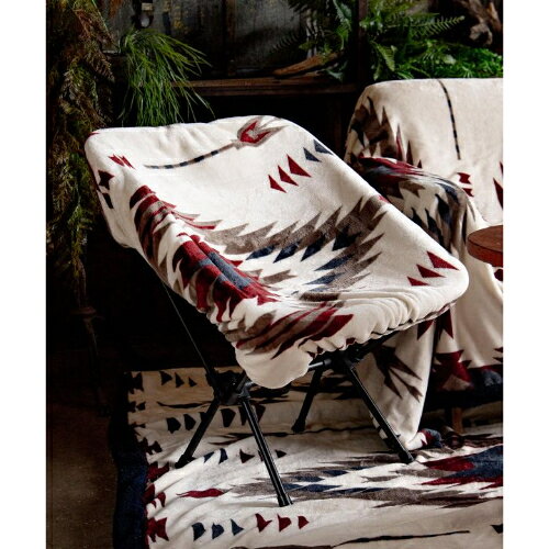 ノマディチェアカバ- NOMADY CCKP430803 NATURAL Amina Collection チェアカバー 防寒 秋冬キャンプ リバーシブル